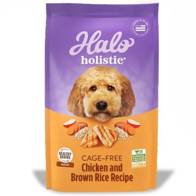 Halo嘿囉 健康糙米成犬, 4.5kg, 1個, 雞肉+米飯
