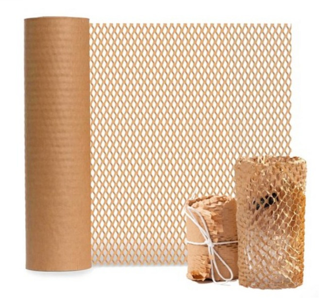 벌집 크라프트 종이 완충재 / 친환경 포장 충전재 보호포장지, 1롤