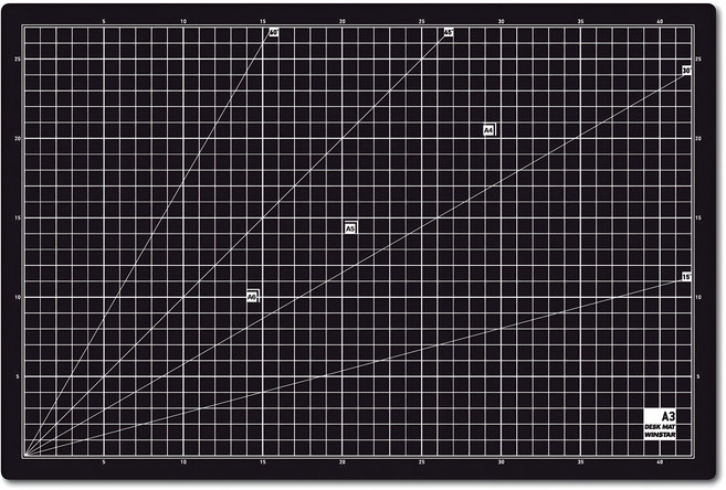 윈스타 칼라 데스크매트, 블랙