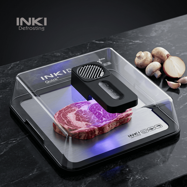INKI 급속 식품 해동기 / 냉동식품 쾌속해동+UV살균 99.99%, 블랙
