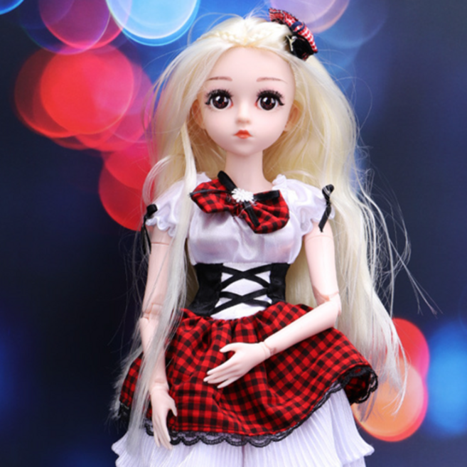 에코에듀 관절인형 45cm 구체관절인형 아이돌인형 여아선물, 1개, 1개