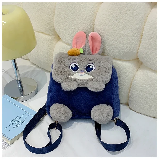 새로운 Zootopia 인형 크로스 바디 백 귀여운 만화 주디 닉 대용량 배낭 통근 가방 캐주얼 패션 소녀 선물, 02 02