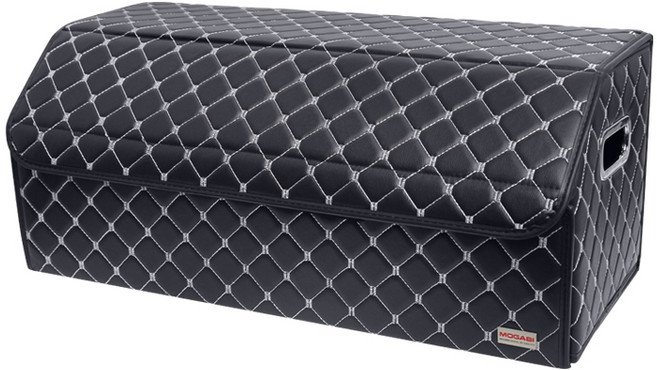 모가비 고급 트렁크 정리함 v1 MOG-111, 블랙 + 화이트