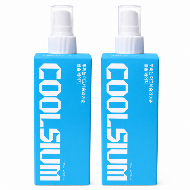 김동현 뿌리는 마그네슘 쿨슘 핫스프레이, 2개, 120ml