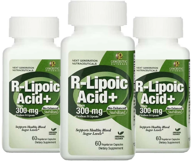 젠수틱내추럴 r-리포산플러스 300mg 베지캡슐 60정, 3개 - 쿠팡