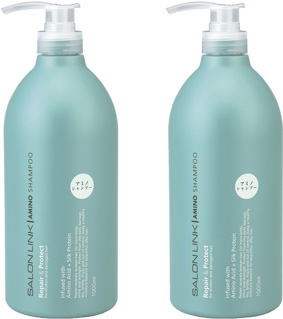 쿠마노 아미노 샴푸, 2개, 1L