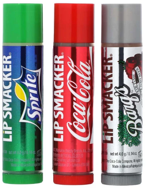 립 스매커 코카콜라 립밤 트리오 팩 3개입 개당 4g - 쿠팡