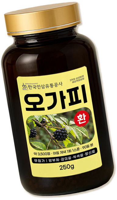 국내산 오가피 가시오가피 맥아 환 SCW, 1개, 250g