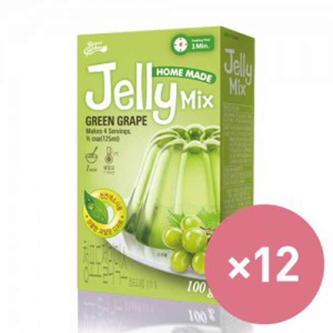 브레드가든 [브레드가든] 천연색소로 만든 젤리믹스(청포도 100g) 12개, 100g