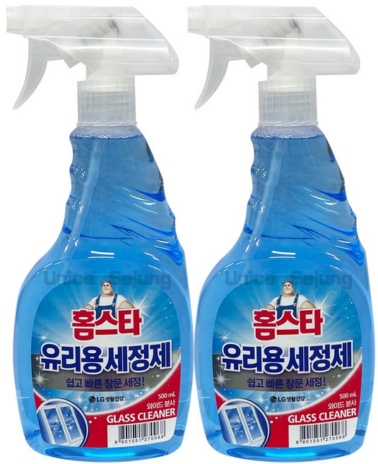 홈스타 유리용 세정제, 500ml, 2개