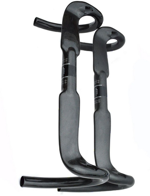 카본 일체형 번치바 스프린트 산악용 무광 내부 배선, 1개, 420mm 유광