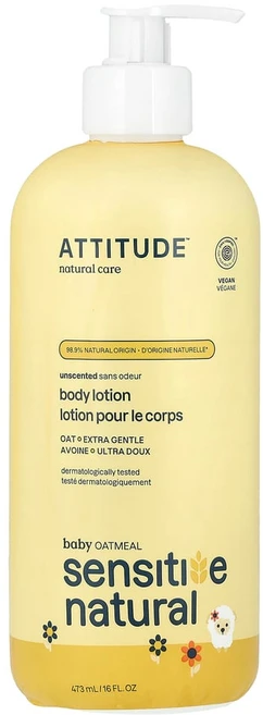 에티튜드 오트밀 센서티브 내추럴 바디 로션 무향 473ml(16fl oz), ATT60856, 1개 - 쿠팡