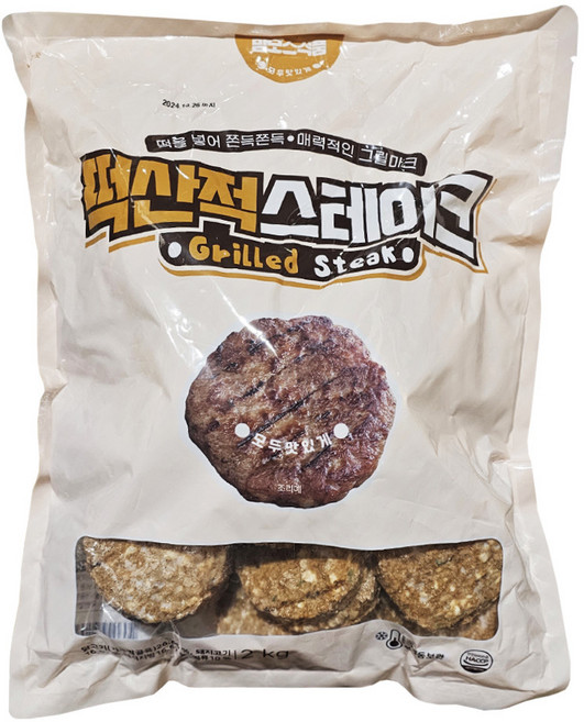 맘모스 떡산적스테이크 2kg, 1개