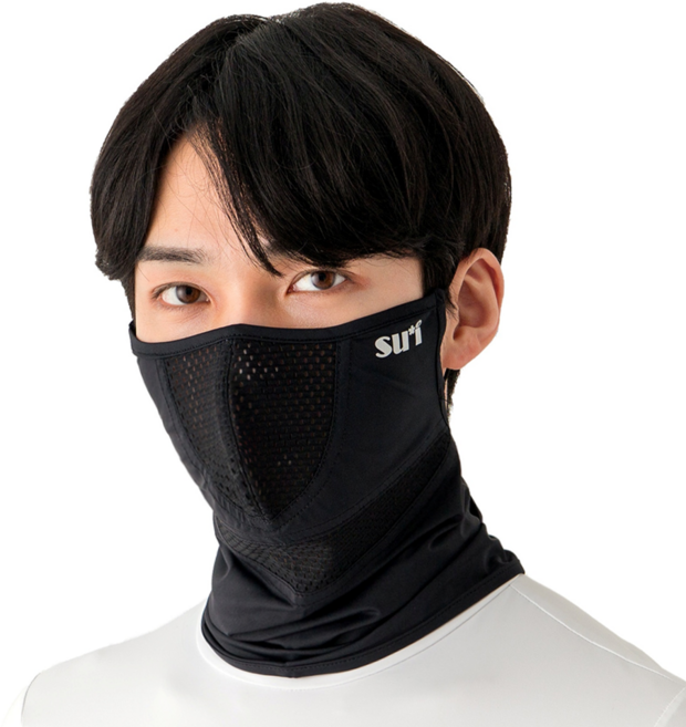 수이골프 H형 스포츠 마스크 UV 자외선 차단 얼굴 햇빛가리개 골프 등산 조깅 바이크, H-8 블랙