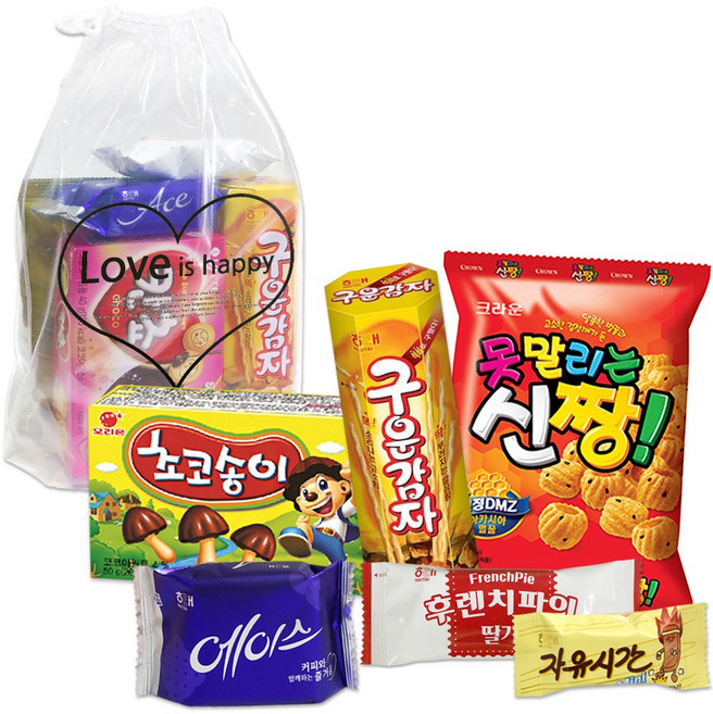행복장바구니 과자세트, 45.행복주머니C, 1개