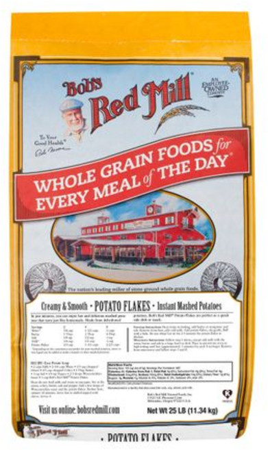 밥스 레드 밀 인스턴트 매쉬드 포테이토 크리미 감자 플레이크 Bob's Red Mill Instant Mashed Potatoes Creamy Potato Flakes 25 Po, 1개