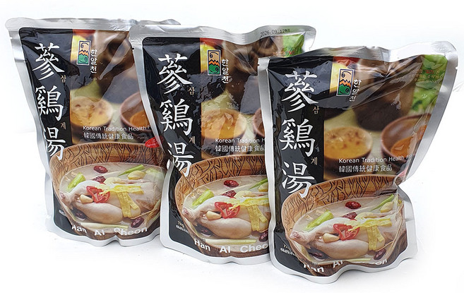 새마원 한알천 삼계탕 레토르트 국산재료 사용, 3개, 1kg