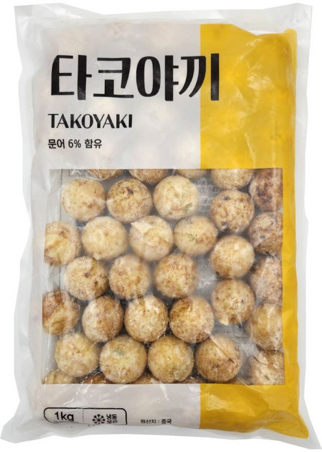 농우 타코야끼 (냉동) 1KG, 1개