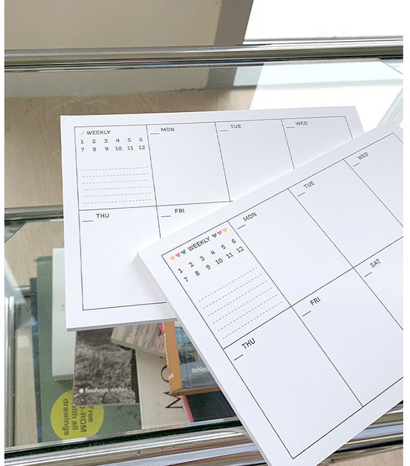 셋어레코드 A5 위클리 플래너 주간계획표 스케줄러, A5 달빛 위클리 플래너