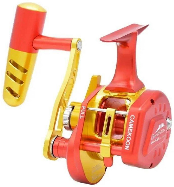 Camekoon NS150PG/200PG/300PG 捲線器 (含導線環), 紅金色, Red Golden,NS200PG-Righty