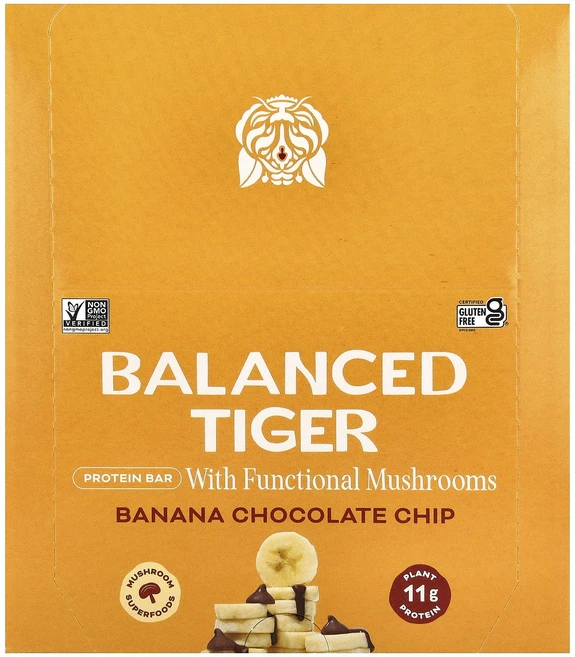 지금 곧 품절됩니다 Balanced Tiger 프로틴바 바나나 초콜릿 칩 바 12개 개당 44g(1.55oz) 서둘러주시면 감사하겠습니다, BalancedTiger프로틴바바나나초콜릿칩바12개개당, 44g - 쿠팡