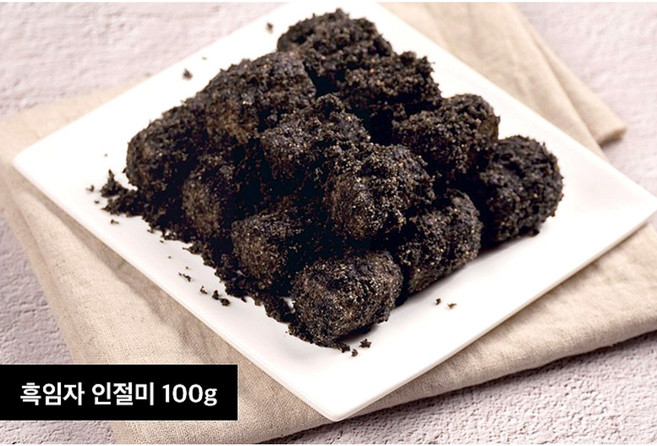 로뎀푸드 서울마님떡 흑임자 인절미 100g [SI112], 1개