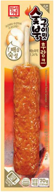 한성 후랑크 소시지 배즙숙성 숯불구이, 70g, 2개