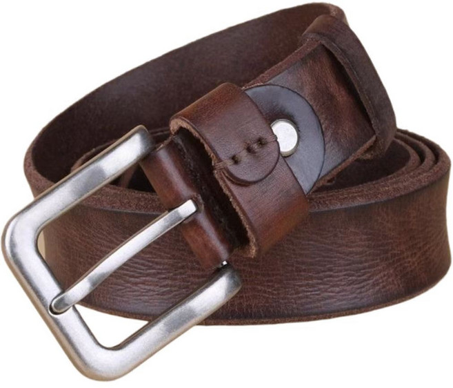 男士頭層牛皮皮帶 寬3.5公分 牛仔褲/休閒適用