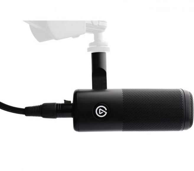 Elgato Wave DX Dynamic XLR 마이크 Cardioid 패턴 노이즈 제거 팟캐스트 스트리밍 방송 신호 부스터 필요 없음 인터페이스에서 작동 Mac PC용, Microphone_Wave DX with Cable