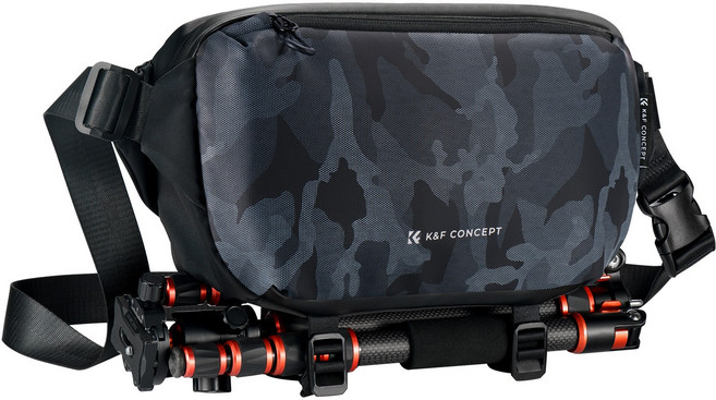 K&F CONCEPT 카메라 슬링백 10L KF13.157, 카무플라주, 1개