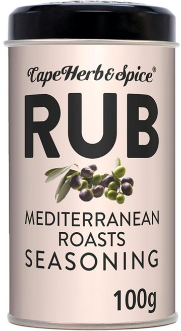 영국 케이프 허브 앤 스파이스 Cape Herb & Spice Rub Mediterranean Roasts Seasoning 지중해식 로스트 시즈닝, 6개, 100g