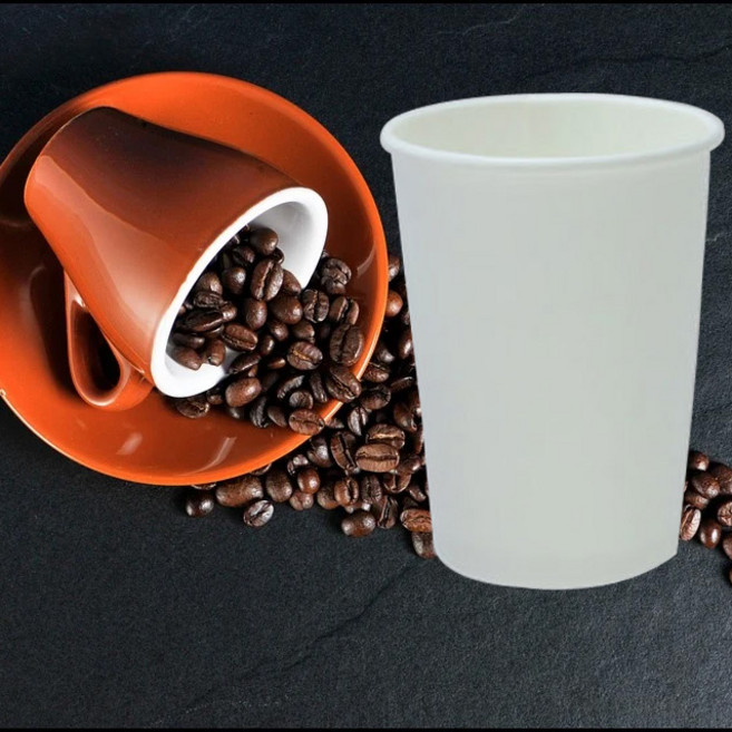 8온스 무지 종이컵 1000개 1박스, 1개