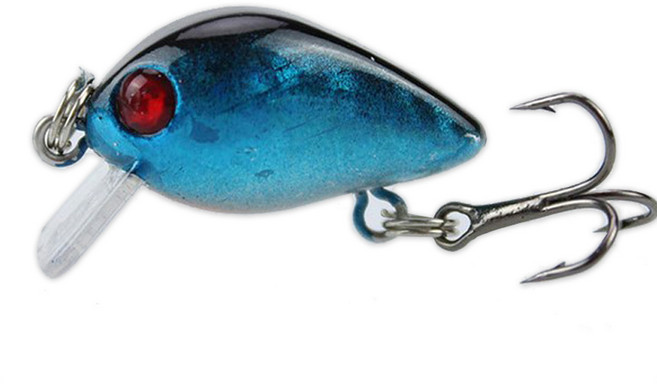 민물루어 낚시채비 하드베이트 배스 쏘가리 가물치 송어낚시 마이크로 미노우, 01(블루)