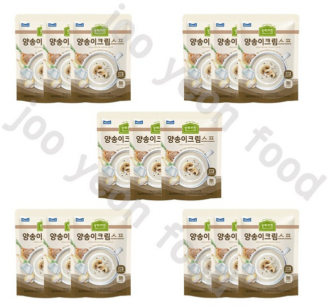 코스트코무료배송 상하키친 양송이크림스프, 150g, 15개