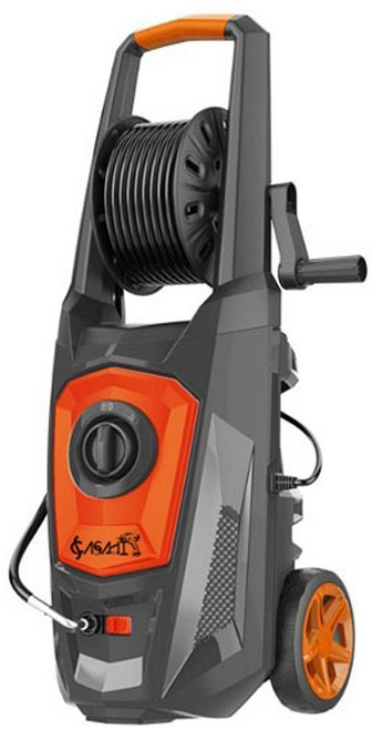 ASAHI 無刷高壓清洗機，感應式馬達，直立式設計，輕巧易操作，多功能配件可選配, 橘黑色, 5330T