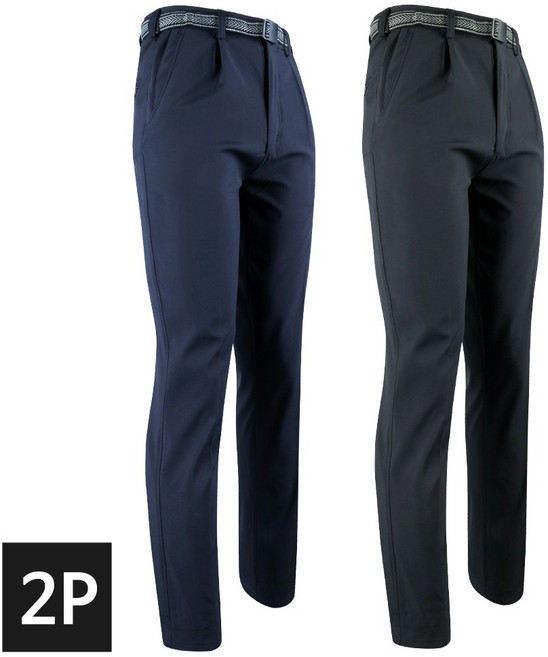 [GTM] 1+1 여름 통기성좋은 아이스 고급 원턱무지바지