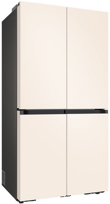 삼성전자 비스코프 1등급 4도어 AI 메탈 냉장고 900L 대용량 푸드쇼케이스, RF90DG91114E