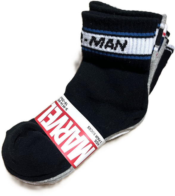 마블 어벤져스 아동양말 5족세트 16~20cm 어린이 양말