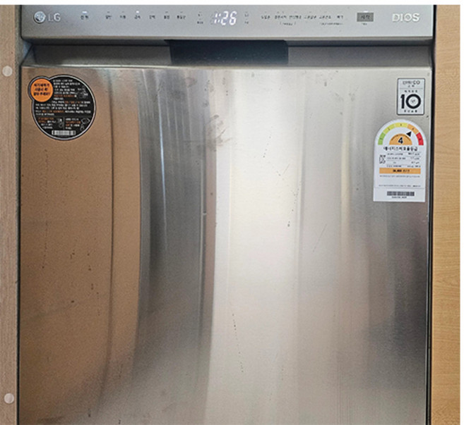 LG전자 디오스 빌트인 식기세척기 12인용, 스테인리스, DUB61TBE, 방문설치