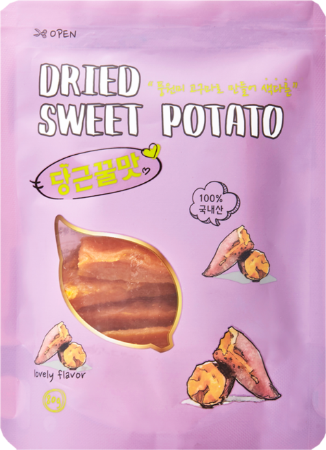 쫄깃쫄깃 당근꿀맛 고구마말랭이80g, 80g, 10개