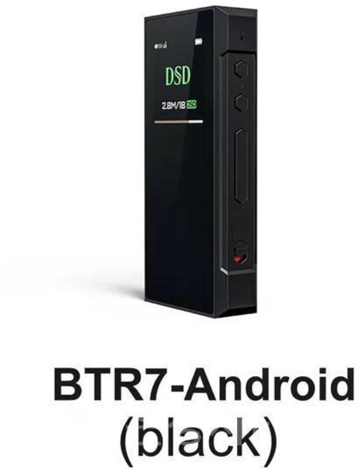 헤드폰 앰프 변환기 디지털 디코딩 오디오 이어폰, BTR7 Android-black, BTR7 Android-black