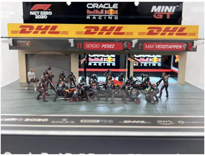 f1 서킷 디오라마 아크릴 1 64 MINIGT 다이캐스트 레이싱카 자동차다이캐스트, 1개