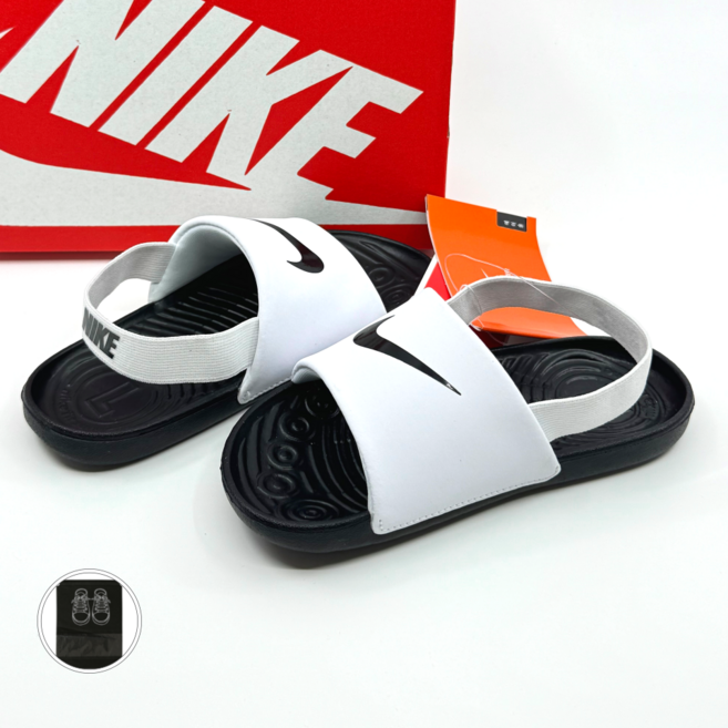 나이키 카와 슬라이드 키즈 샌들 편안한 물놀이 여름 슬리퍼(무브런 신발가방 증정)