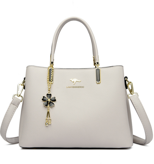 리치모리 가죽 클로버 토트 크로스백