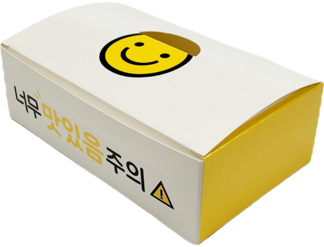 화이트지 모두종이박스 특소 소 중 대 특대 200매 상자 치킨 닭강정 와플 포장용기 배달, 1개