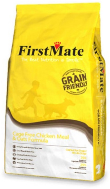 FirstMate 非籠養雞肉燕麥全犬配方狗飼料 11.4公斤, 11.4kg, 1個, 雞肉+燕麥