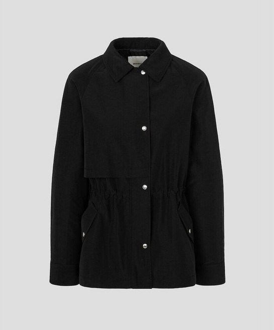 [국내백화점 매장정품] 빈폴 BEANPOLE LADIES 리넨 혼방 사파리 - 블랙 (BF6339C035) BF6339C035 124142