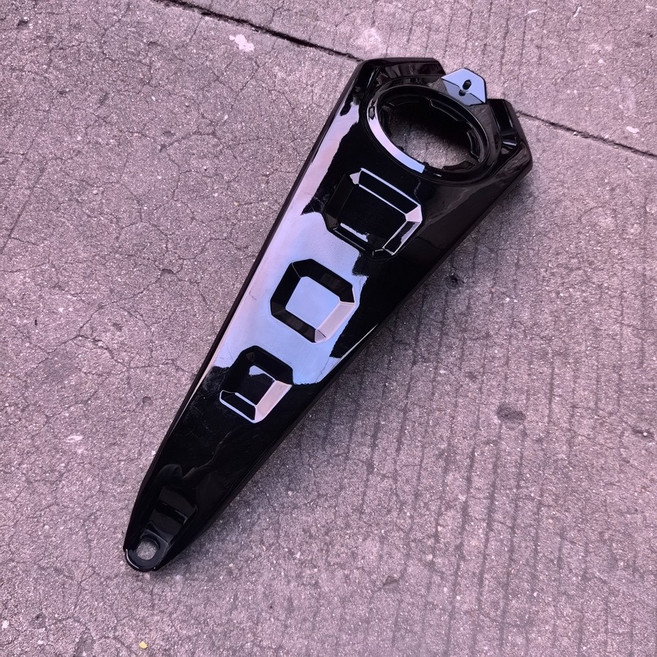 아프릴리아 FB몬디알 힙스터125 호환 연료 탱크 상부 장식 커버, 블랙랙, 1개