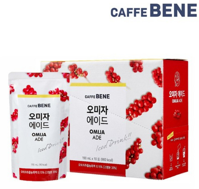 오미자에이드 파우치 190ml x 10팩