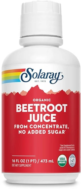 Solaray Organic Beet Root Juice Concentrate 16oz | 솔라레이 비트루트 농축액, 473ml - 쿠팡